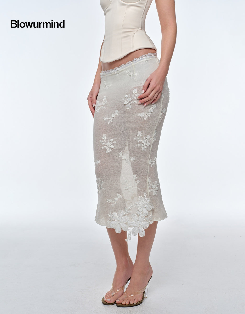 BUM_STUDIO_3d_Embroidered_Sequin_Sheer_Low_Waist_Lined_Slim_Pencil_Women's_Lace_Tulle_Skirts_1050416732371_MISSTT