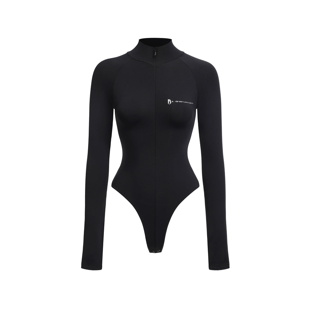 BUM_STUDIO_Black_Double_Layer_Sculpting_High_Waist_Zipper_Women's_Nude_Feel_Basic_Bodysuits_873074745925_MISSTT