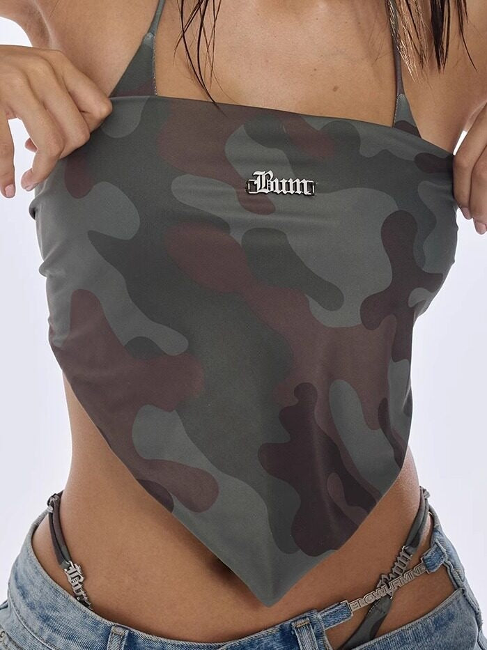 BUM_STUDIO_Camouflage_White_Square_Scarf_Custom_Women's_Polyester_Triangle_Bikinis_831217547786_MISSTT