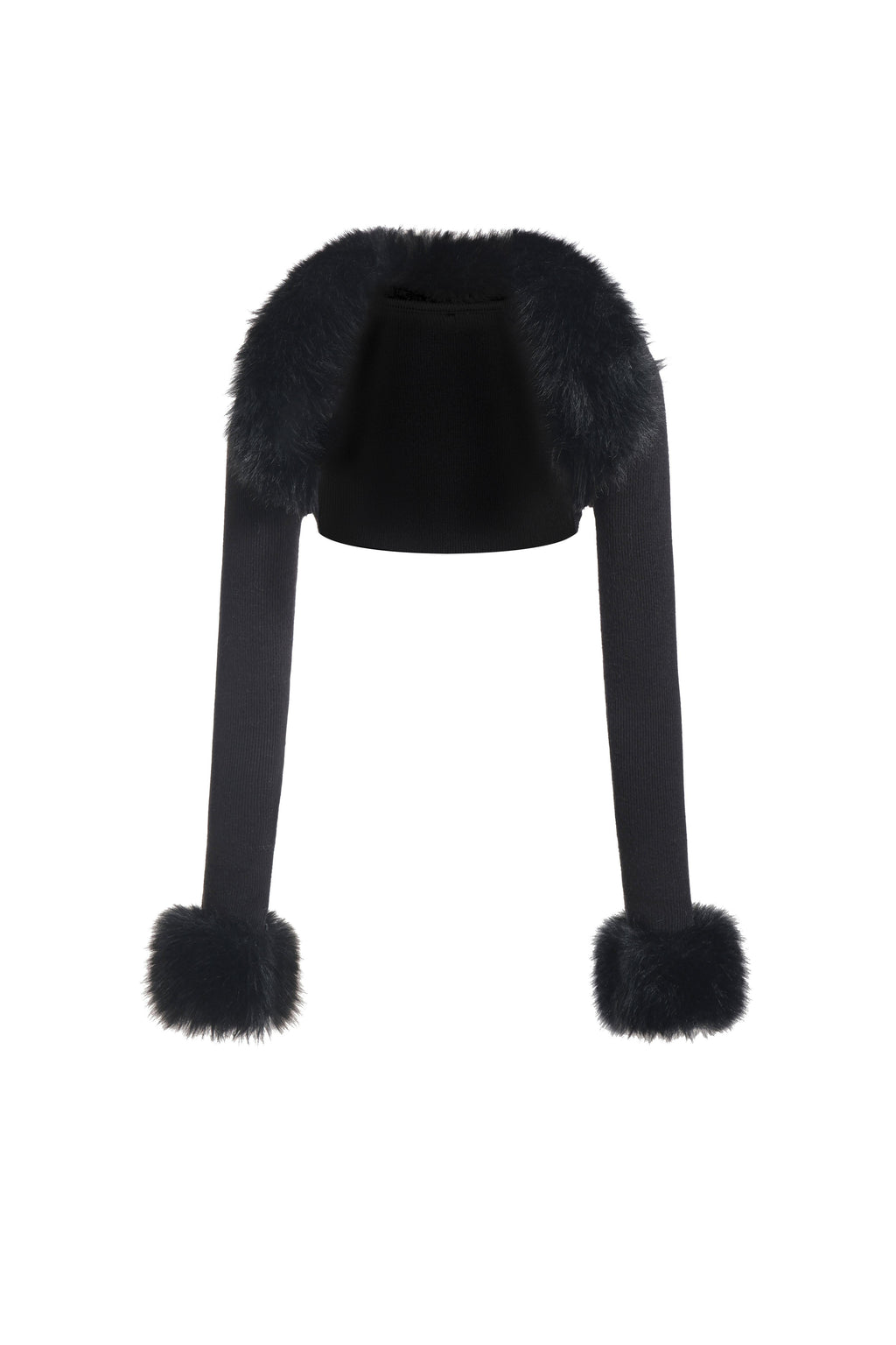 BUM_STUDIO_Close_Knit_Faux_Fur_Vest_High_Waist_Women's_Polyester_Bodycon_Mini_Dresses_865459266829_MISSTT
