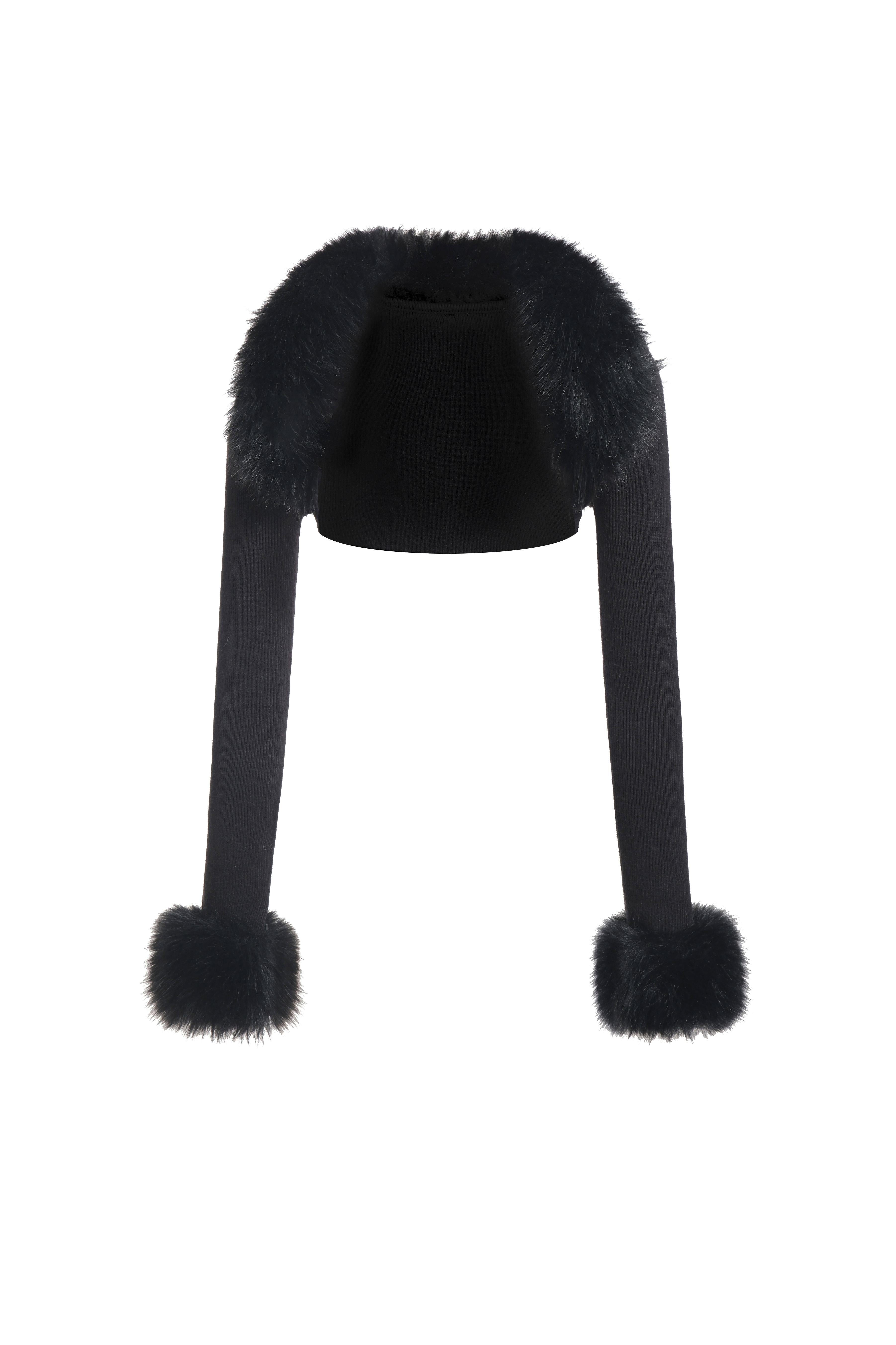 BUM_STUDIO_Close_Knit_Faux_Fur_Vest_High_Waist_Women's_Polyester_Bodycon_Mini_Dresses_865459266829_MISSTT