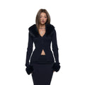 BUM_STUDIO_Detachable_Fuzzy_Knit_V-neck_Buttoned_Side_Slit_Cropped_Women's_Nylon_Cardigans_998609959942_MISSTT