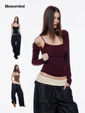 BUM STUDIO Double Layer Shaping Adjustable Straps High Stretch Women's Viscose Camisoles