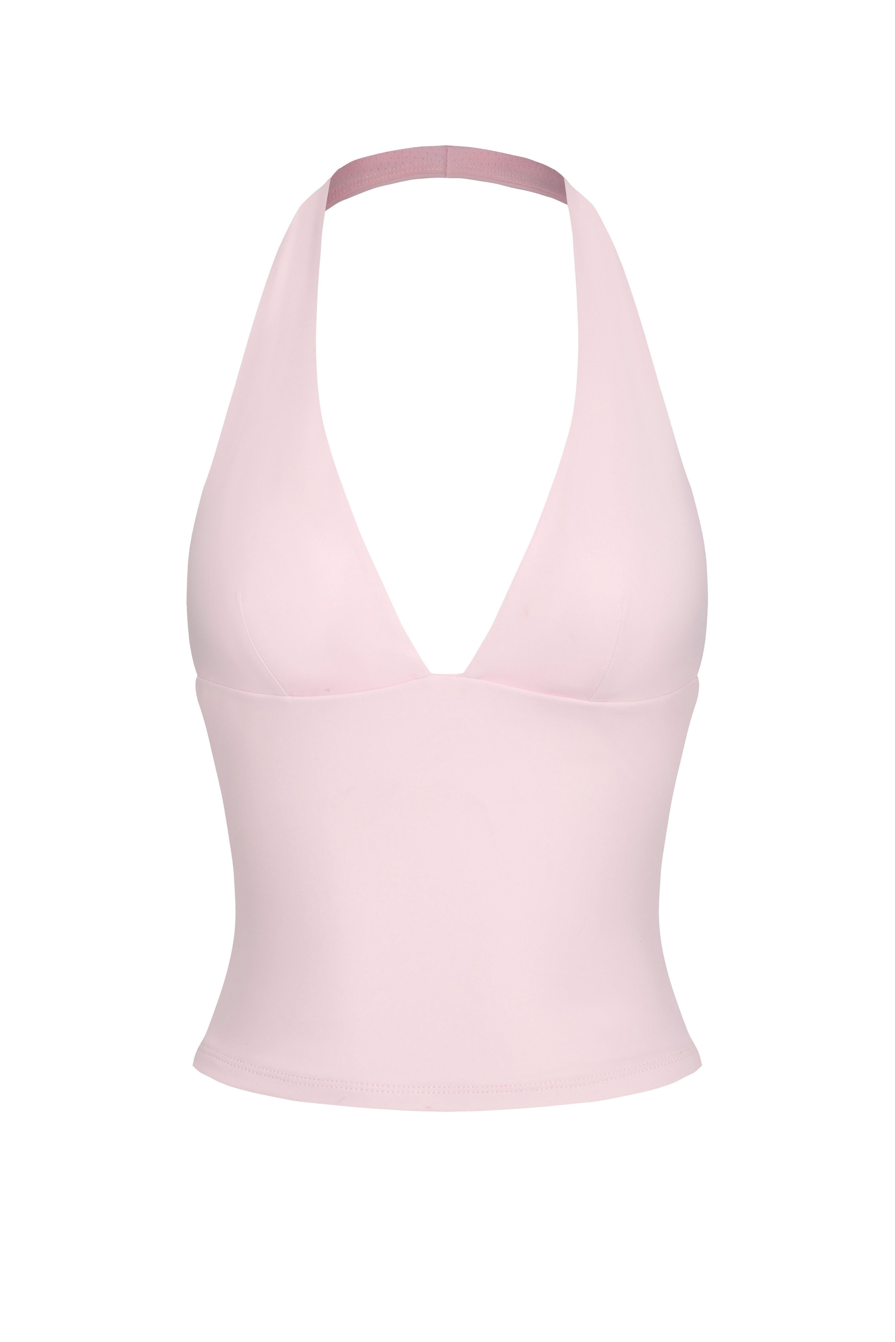 BUM_STUDIO_Halter_Built_In_Bra_Pad_Stretch_Slimming_Women's_Nylon_Racerback_Tank_Tops_922432646845_MISSTT