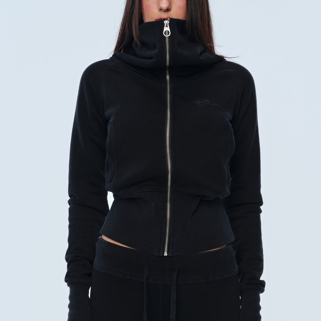 BUM_STUDIO_High_Neck_Cropped_Zip_Design_Cotton_Women's_Zip-up_Hoodies_1089698923870_MISSTT