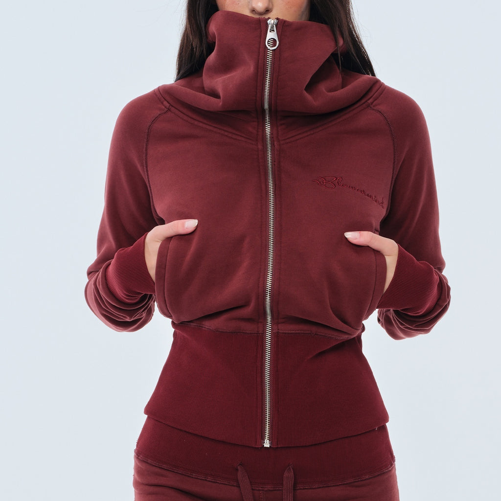 BUM_STUDIO_High_Neck_Cropped_Zip_Design_Cotton_Women's_Zip-up_Hoodies_1089698923870_MISSTT