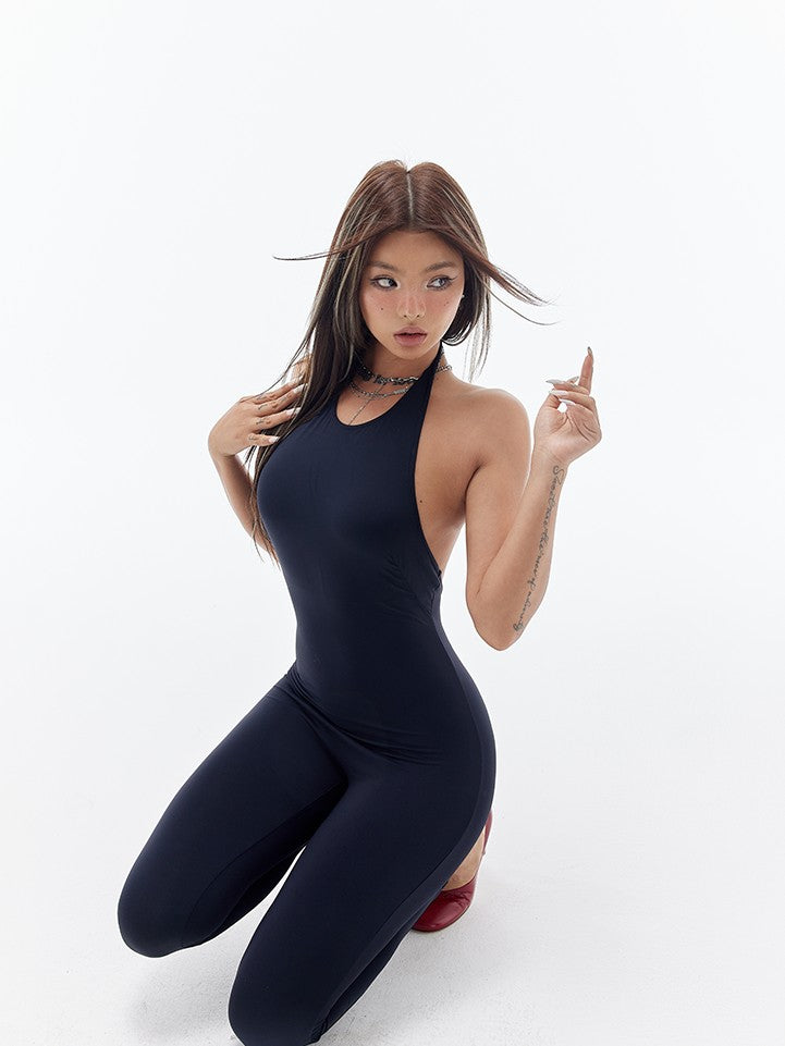 BUM STUDIO Linear 3d Double Layer Cutout High Waist Padded Bust Women's Basic Bodysuits