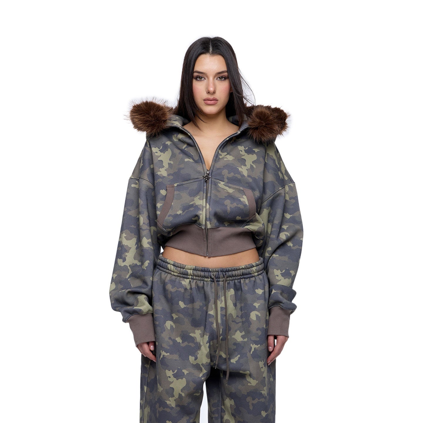 BUM_STUDIO_Muted_Camouflage_Distressed_Embroidered_Women's_Cropped_Zip_Tracksuit_Sets_1000001297352_MISSTT