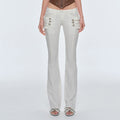 BUM_STUDIO_Napoleon_Embroidered_Low_Rise_Slim_Fit_Cotton_Women's_Flare_Pants_1074192954816_MISSTT