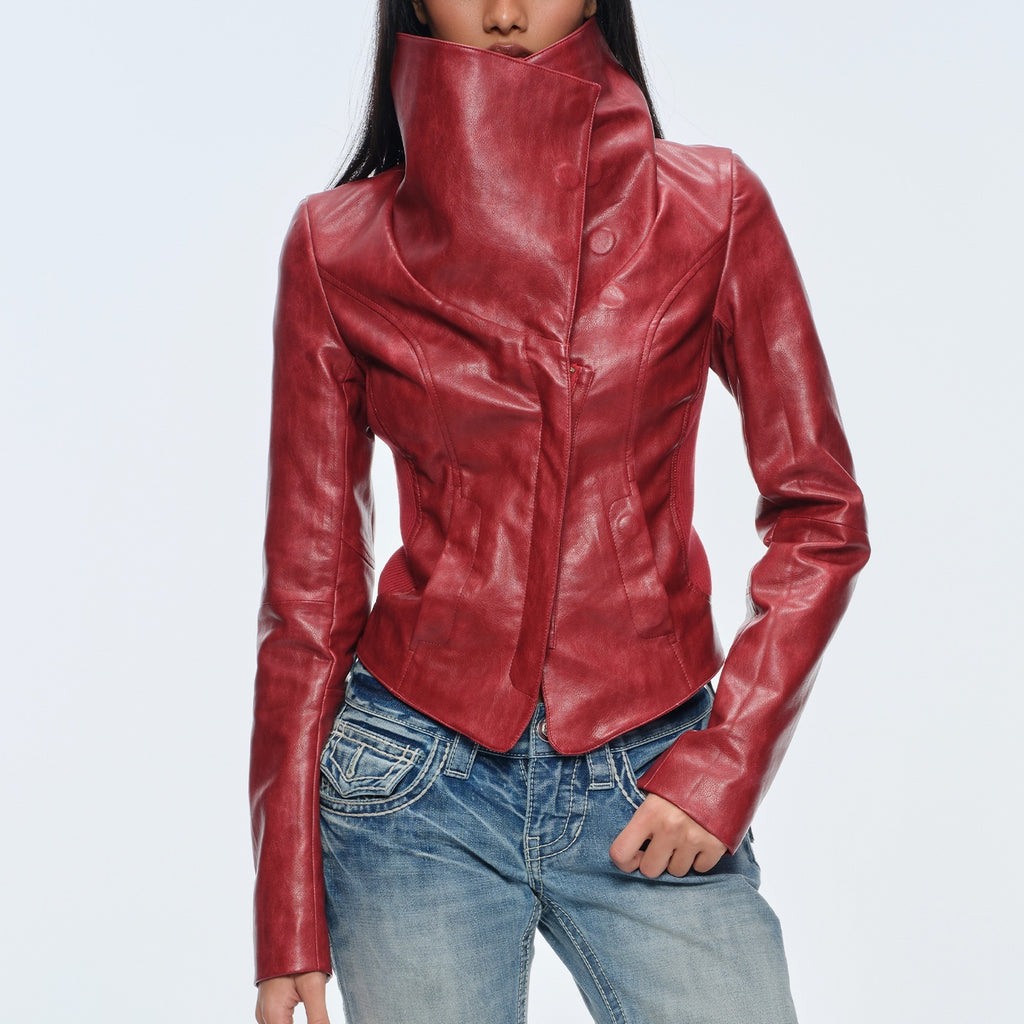 BUM_STUDIO_Oversized_Collared_Magnetic_Closure_Slimming_Multi_Way_Wear_Women's_Faux_Leather_Jackets_1083844260446_MISSTT
