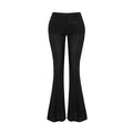 BUM_STUDIO_Sheer_Mesh_Shiny_Skirted_Double_Waistband_Low_Rise_Women's_Knitted_Flare_Pants_951911650947_MISSTT