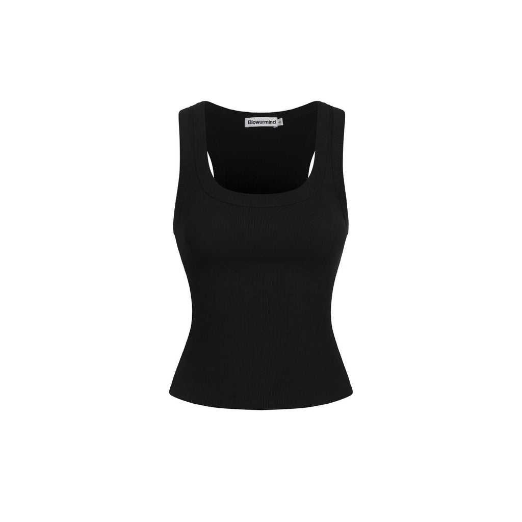 BUM_STUDIO_Slim_Waist_Cinch_Narrow_Strap_Racerback_Women's_Cotton_Spandex_Tank_Tops_967059131451_MISSTT