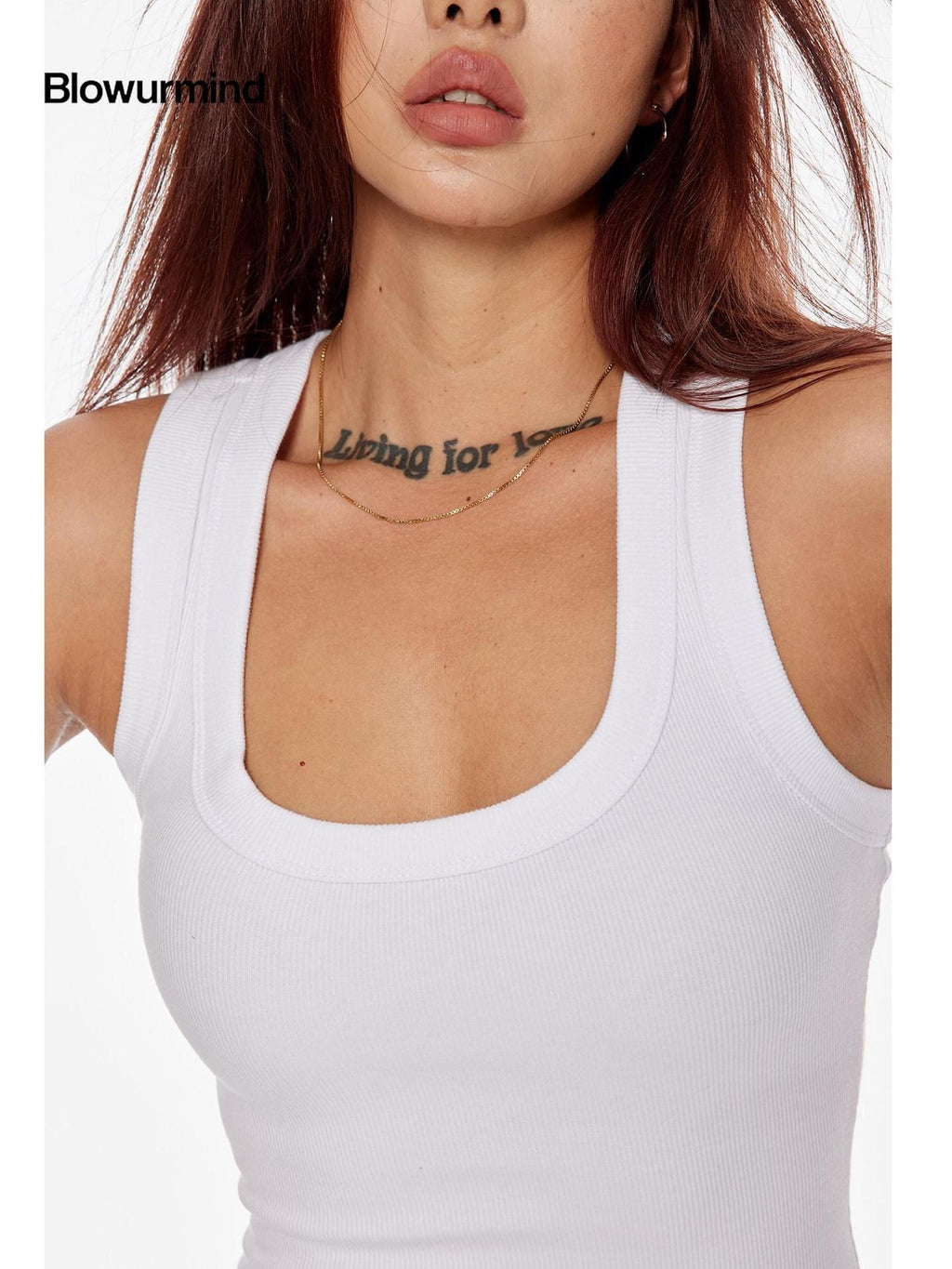 BUM STUDIO Slim Waist Cinch Narrow Strap Racerback Women's Cotton Spandex Tank Tops
