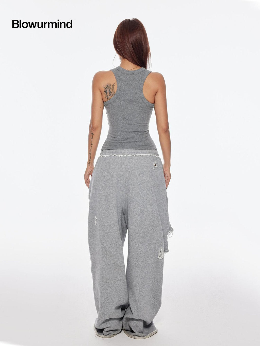 BUM STUDIO Slim Waist Cinch Narrow Strap Racerback Women's Cotton Spandex Tank Tops