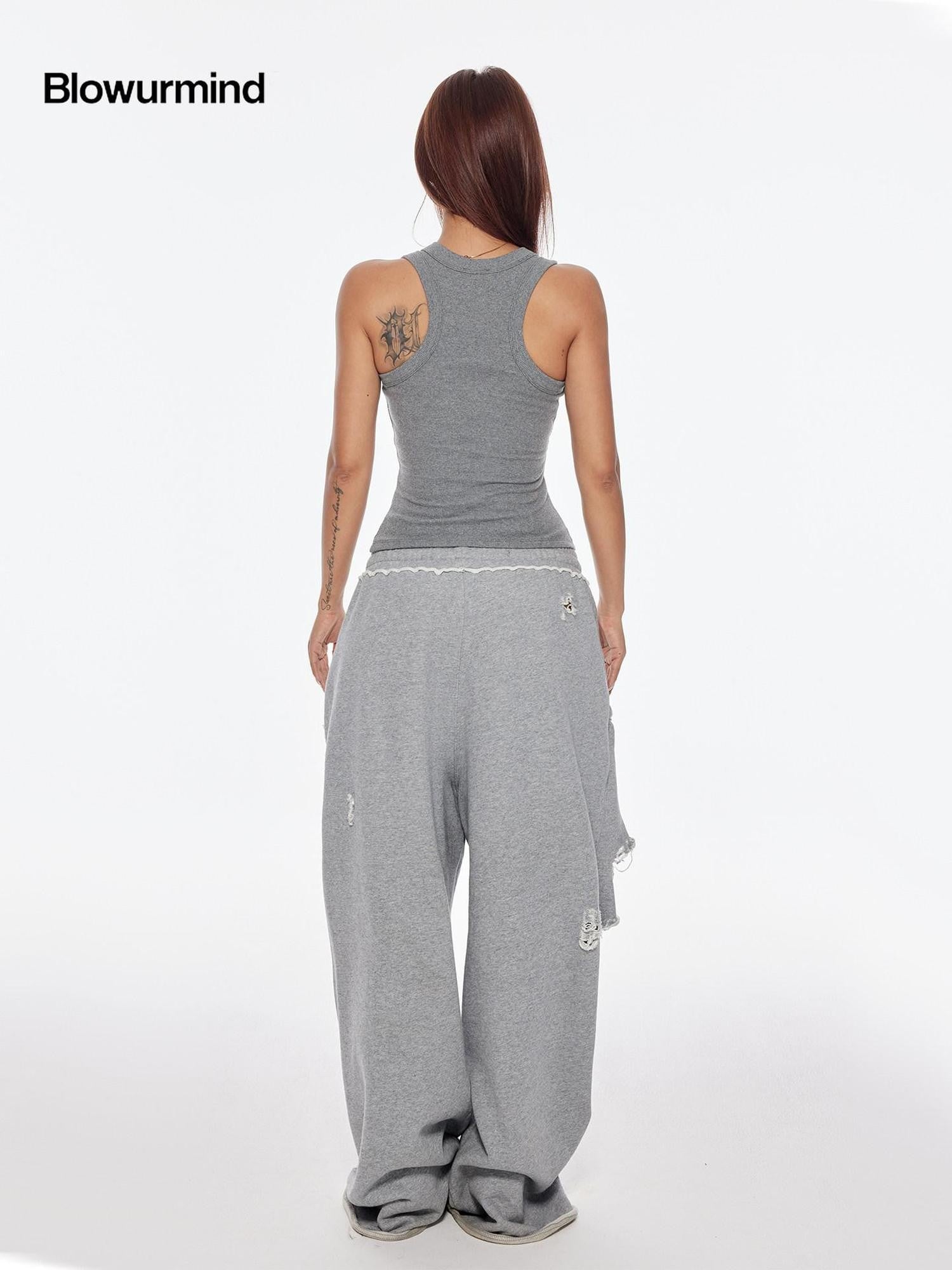 BUM STUDIO Slim Waist Cinch Narrow Strap Racerback Women's Cotton Spandex Tank Tops
