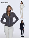 BUM STUDIO Sporty Structured Double Sided Fleece Women's Polyester Spandex Fleece Jackets