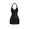 BUM_STUDIO_Structured_Composite_Waist_Cinching_Tie_Women's_Pu_Leather_Bodycon_Mini_Dresses_964416483170_MISSTT