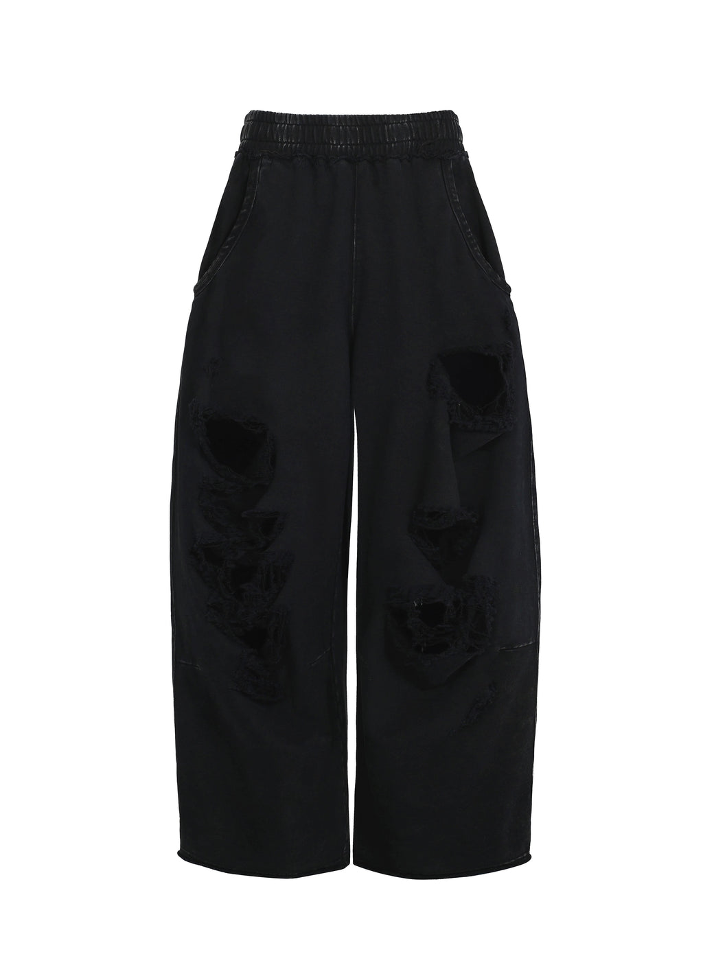 BUM_STUDIO_Washed_Black_Distressed_Brushed_Women's_100_Percent_Cotton_Sweatpants_914424675616_MISSTT