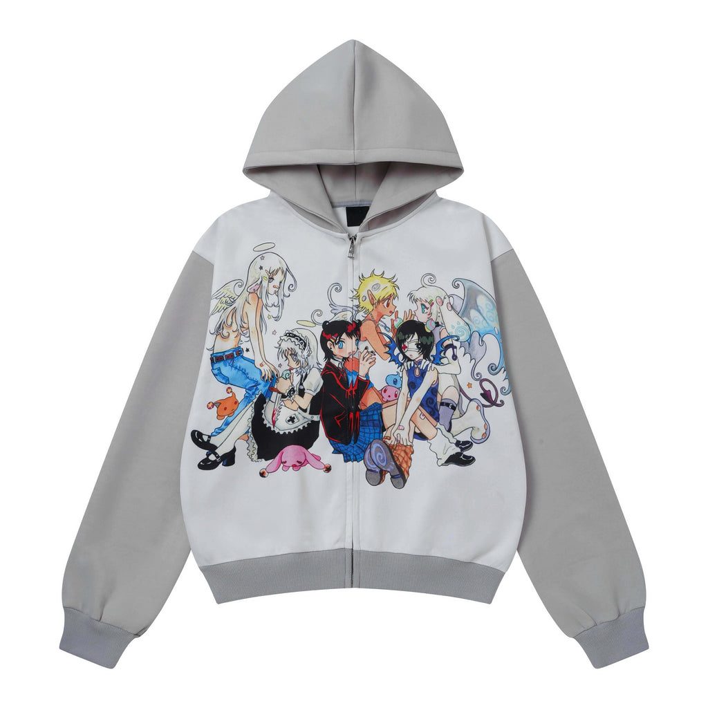BlackBerry_Angel_Rebel_Cartoon_Graphic_Loose_Fit_Women's_Cotton_Zip-up_Hoodies_1051282389955_MISSTT