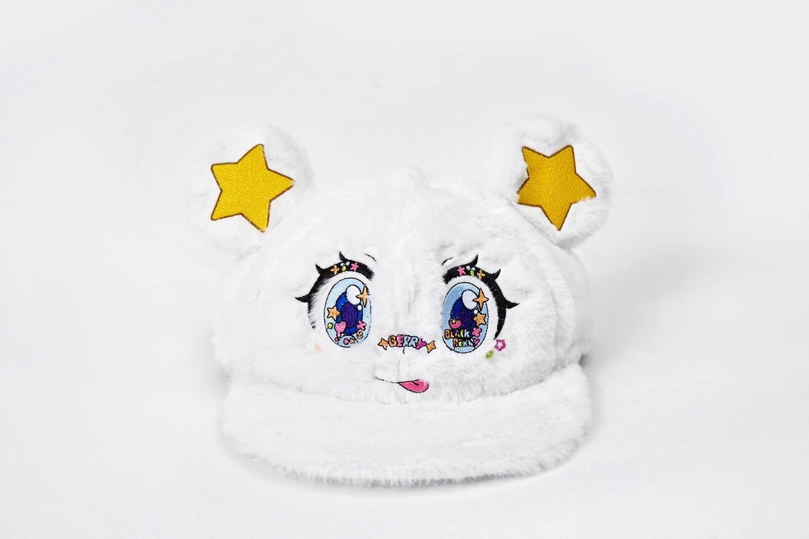 BlackBerry_Anime_Kawaii_Plush_Heavyweight_Embroidered_Women's_Cotton_Baseball_Caps_837350601342_MISSTT