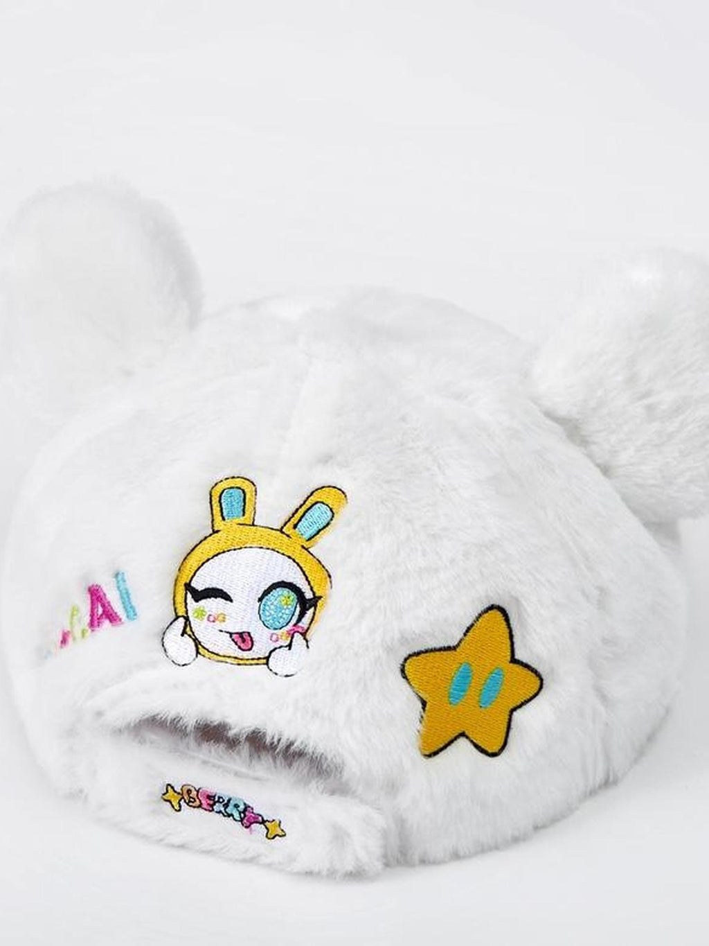 BlackBerry Anime Kawaii Plush Heavyweight Embroidered Women's Cotton Baseball Caps