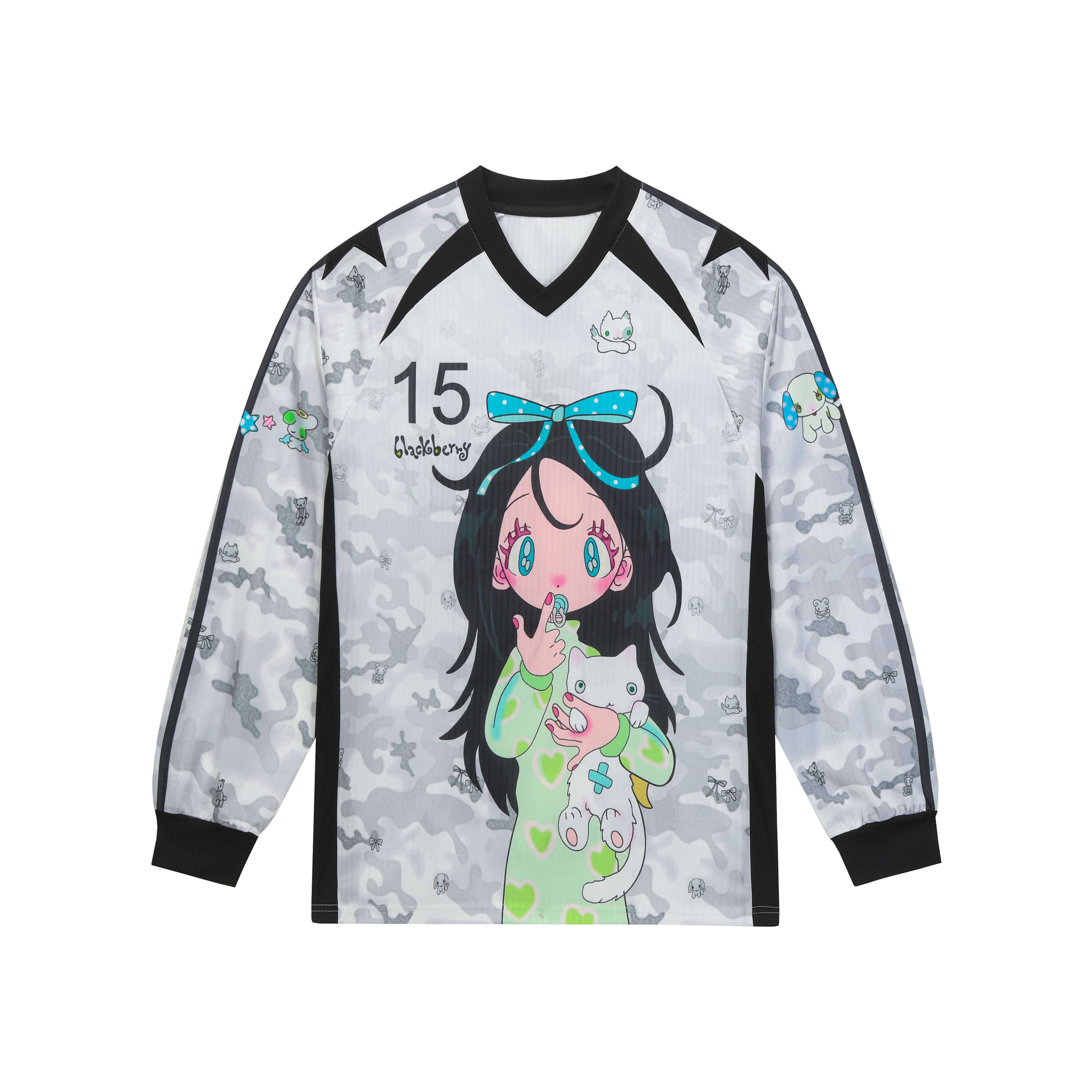 BlackBerry_Black_Bird_Graphic_Number_15_Print_Women's_Polyester_Long_Sleeve_T-shirts_964627297187_MISSTT