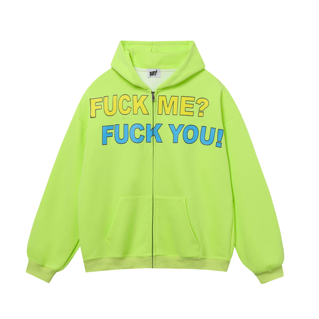 BlackBerry_Black_Slogan_Print_Loose_Fit_Street_Women's_Other_Fabric_Zip-up_Hoodies_965122107774_MISSTT