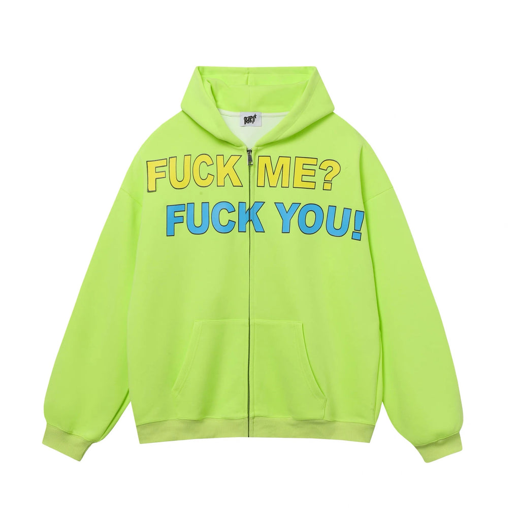 BlackBerry_Black_Slogan_Print_Loose_Fit_Street_Women's_Other_Fabric_Zip-up_Hoodies_965122107774_MISSTT