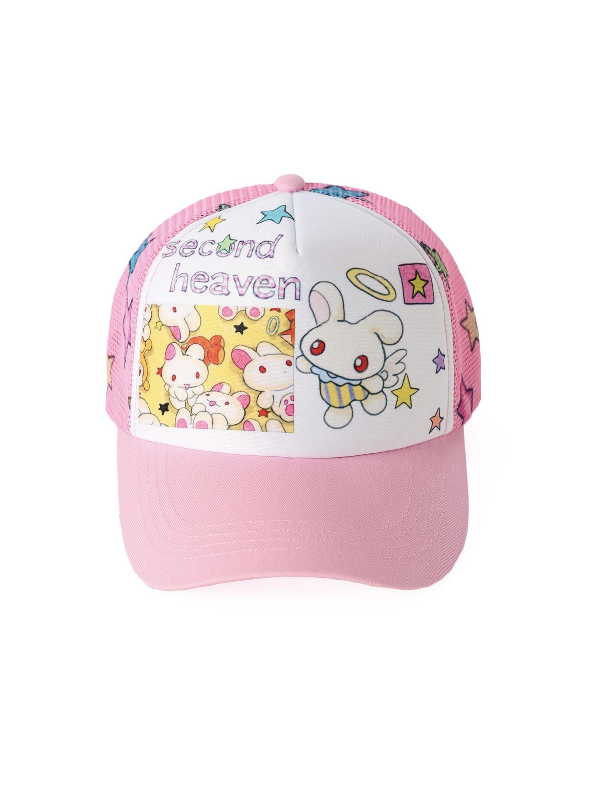 BlackBerry Black Trucker Mesh Back Adjustable Women's Cotton Baseball Caps