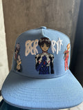 BlackBerry_Blue_Eva_Bootleg_Women's_Eva_Foam_Construction_Baseball_Caps_843239030183_MISSTT