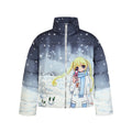 BlackBerry_Cartoon_Zip_Front_Stand_Collar_Cuffed_Sleeve_Women's_Loose_Puffer_Jackets_1002252653988_MISSTT