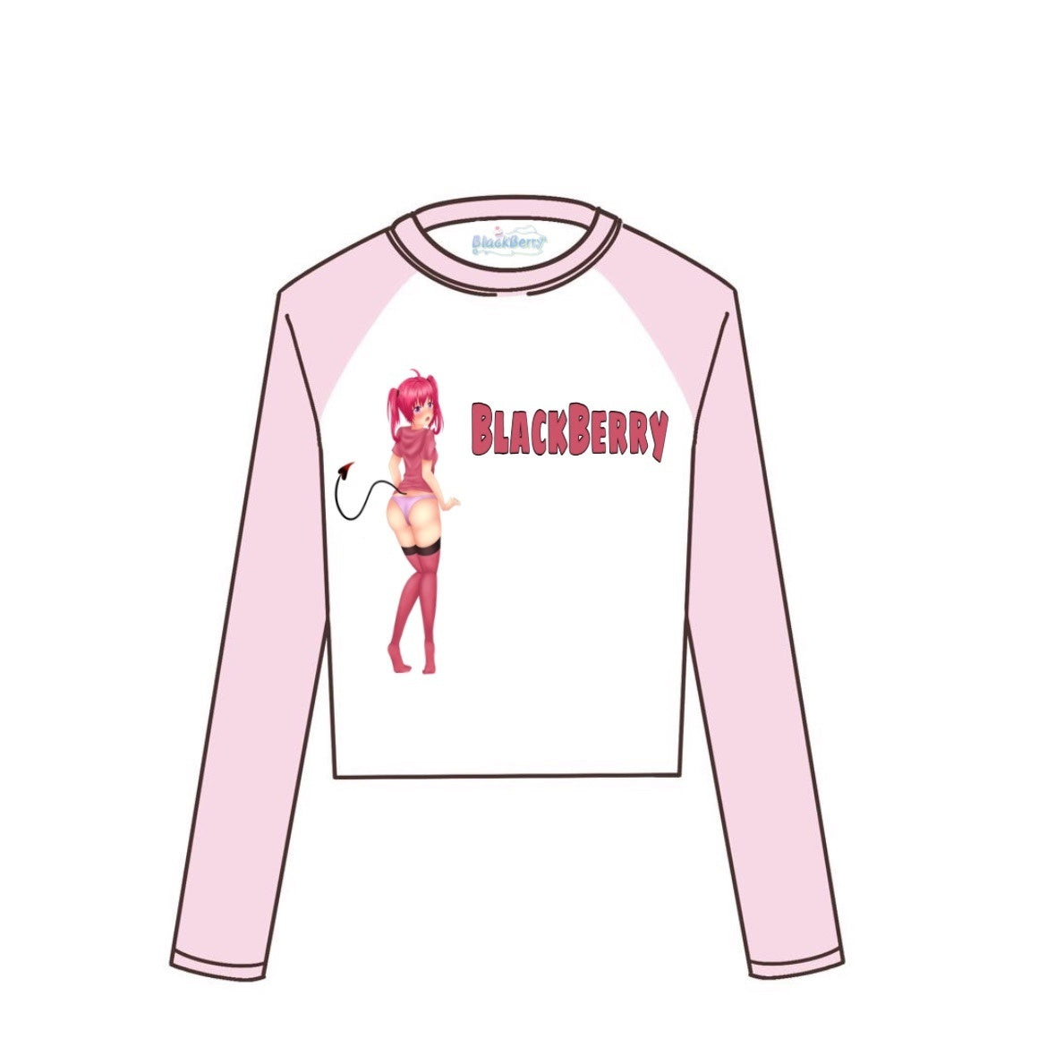 BlackBerry_Cropped_Slim_Fit_Girly_Women's_100_Percent_Cotton_Long_Sleeve_T-shirts_671678750718_MISSTT