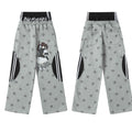BlackBerry_Gray_Cartoon_Star_Cat_Faux_Two_Piece_Spliced_Women's_Fleece_Lined_Sweatpants_997576940457_MISSTT