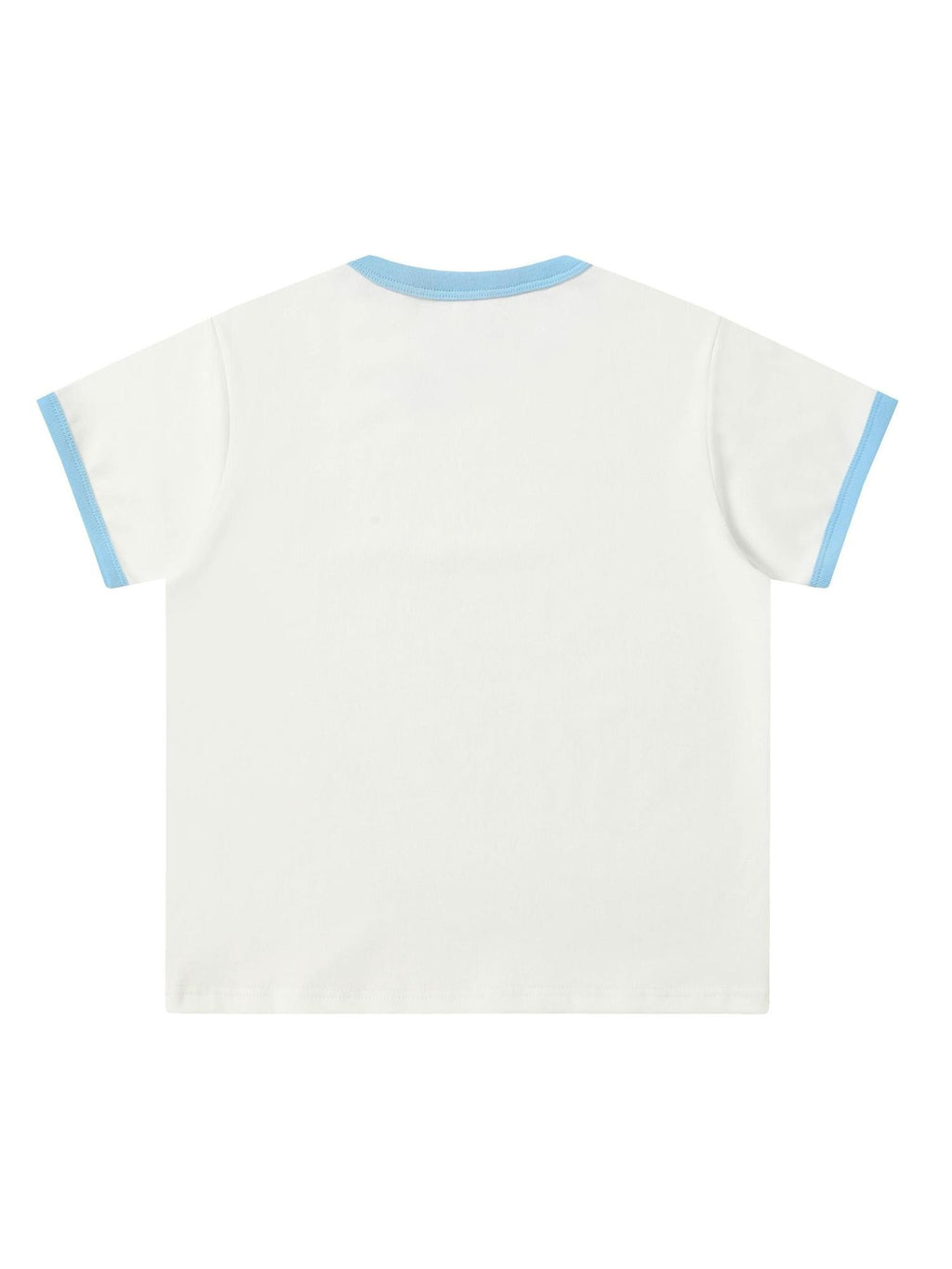 BlackBerry Midnight Blue Spliced Slim Women's Cotton Stretch Short Sleeve T-shirts