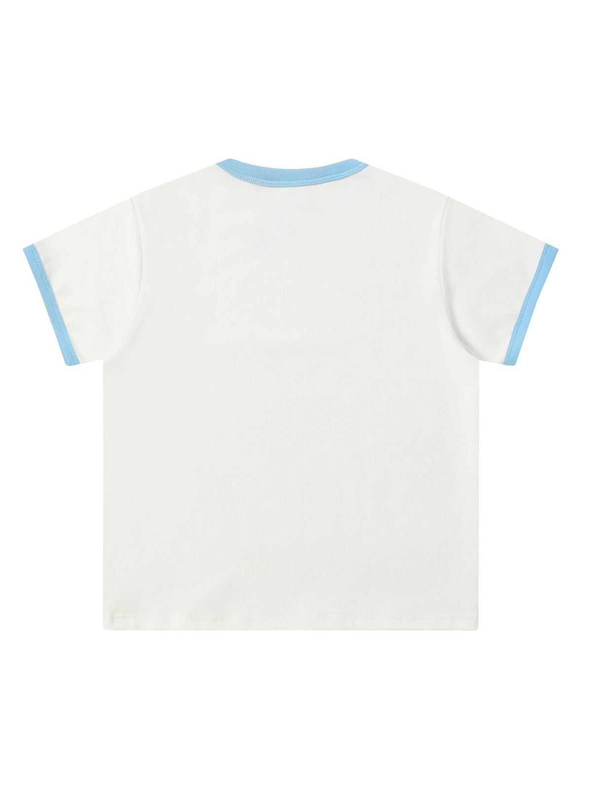 BlackBerry Midnight Blue Spliced Slim Women's Cotton Stretch Short Sleeve T-shirts
