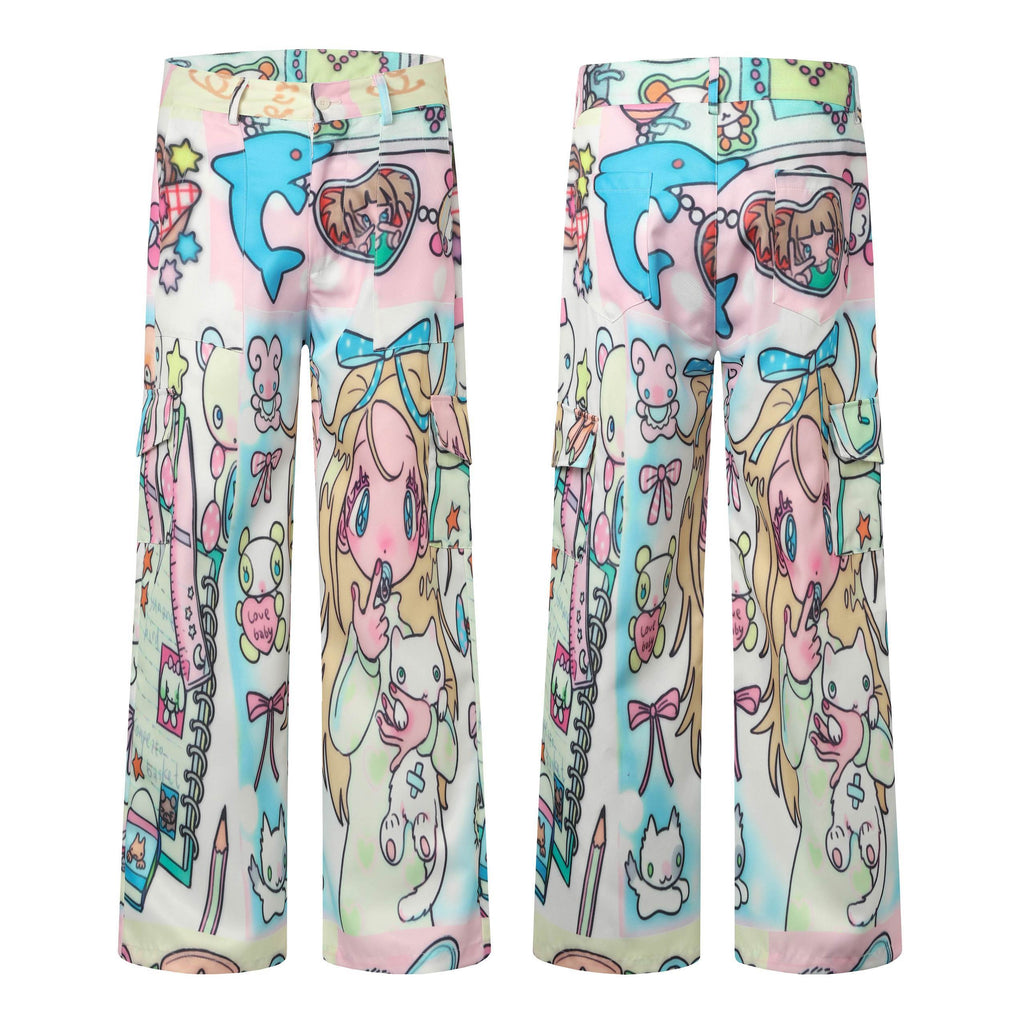 BlackBerry_Midnight_Pajama_Anime_Print_Japanese_Loungewear_Mid_Rise_Women's_Cargo_Pants_898706950527_MISSTT