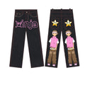BlackBerry_Street_Ninja_Graphic_Women's_100_Percent_Cotton_Straight-leg_Jeans_676781877029_MISSTT