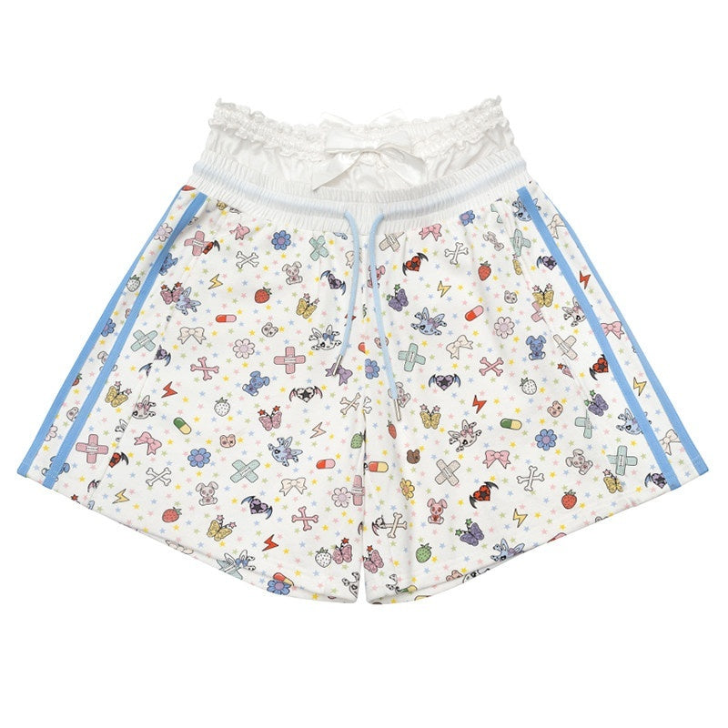 CFIERCE_100%_Cotton_Street_Relaxed_Wide_Leg_Drawstring_Natural_Waist_Pocket_Youth_White_MISSTT