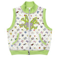 CFIERCE_100_Percent_Cotton_Zip_Short_Stand_Collar_Streetwear_Women_Green_Cardigan_MISSTT