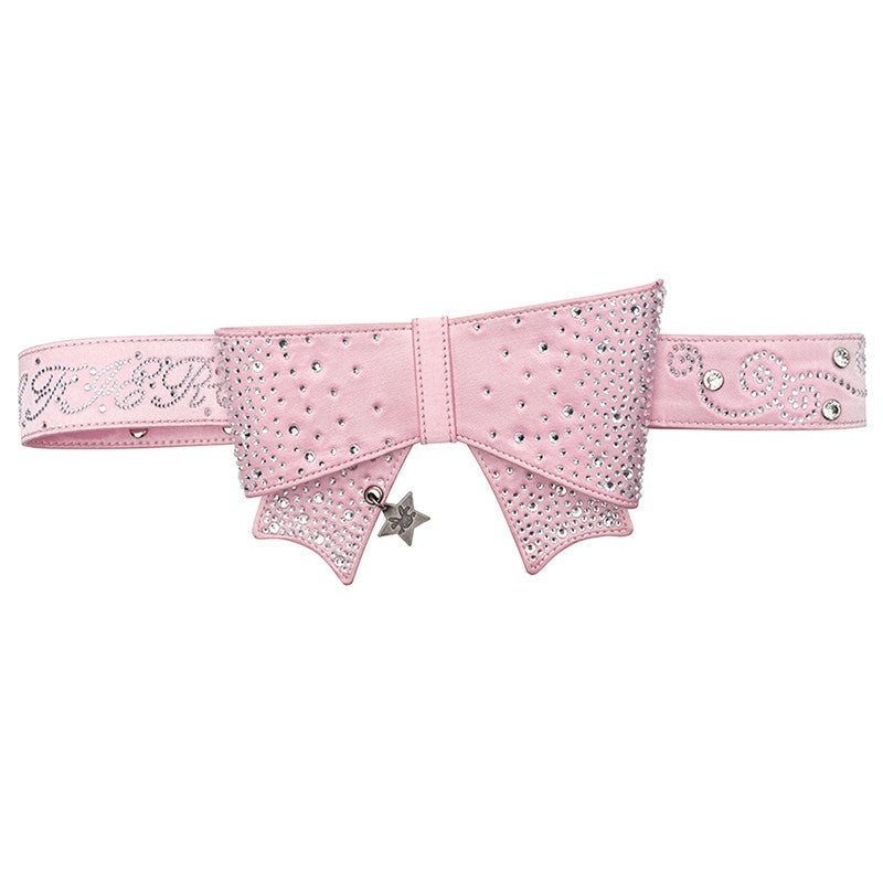 CFIERCE_Adjustable_Casual_Waist_Design_Comfortable_Unisex_Youth_Black_Pink_Belt_MISSTT
