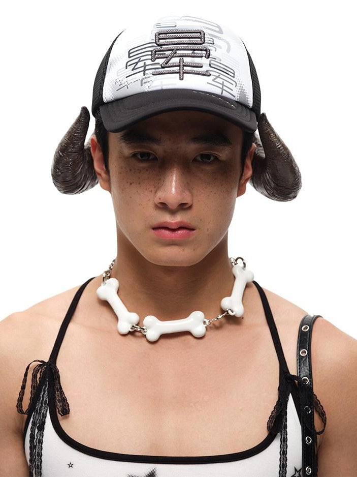 CFIERCE Adjustable Polyester Cartoon Geometric Colorblock Casual Unisex Baseball Cap