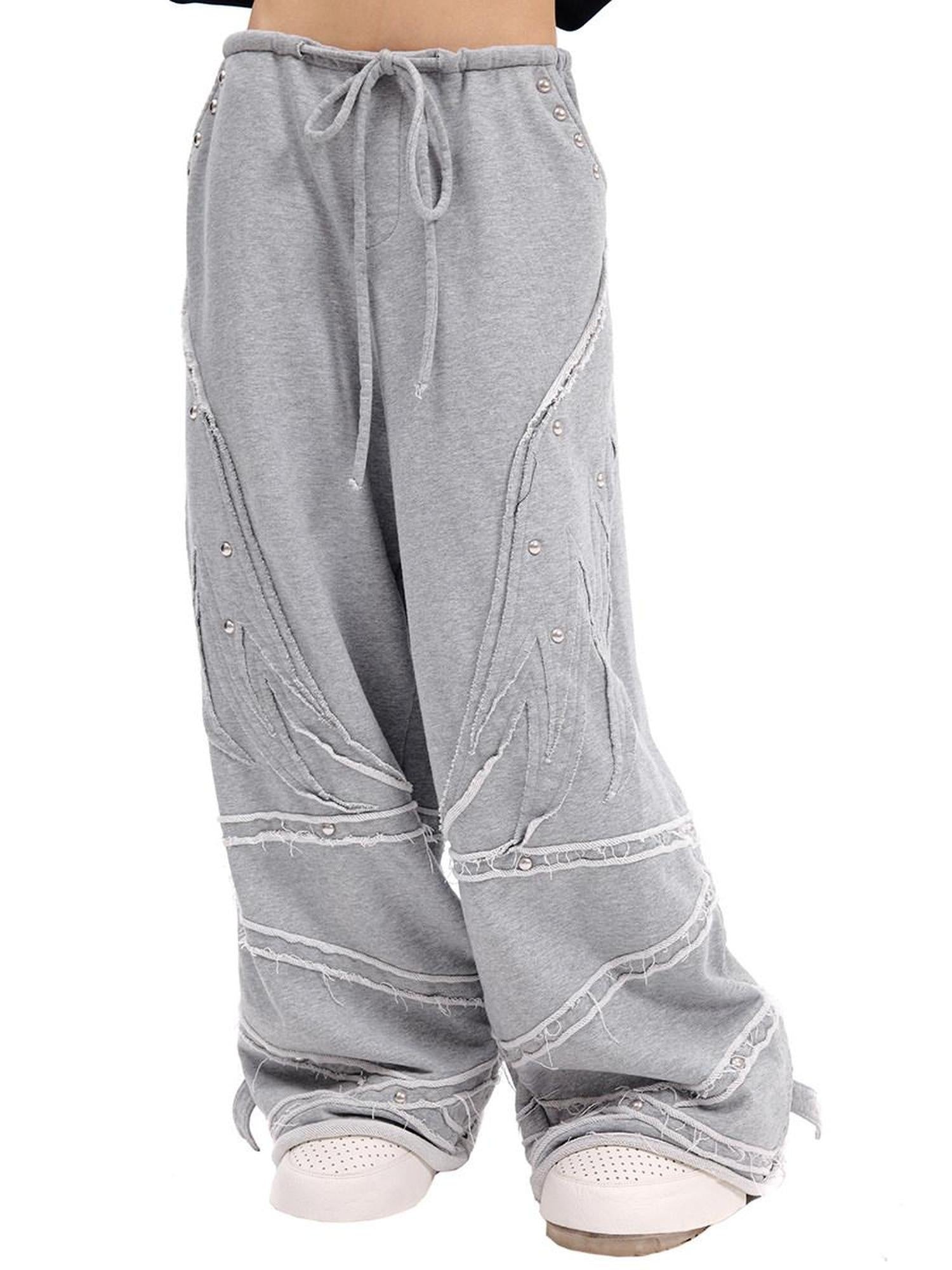 CFIERCE Angel Print 100 Percent Cotton Casual Wide Leg Natural Waist Youth Unisex Pants