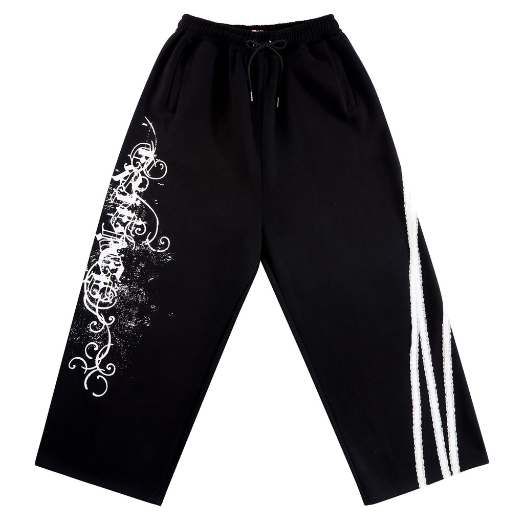 CFIERCE_Asymmetric_High_Waist_Durable_Loose_Fit_Street_Straight_Leg_Black_Cotton_Blend_MISSTT