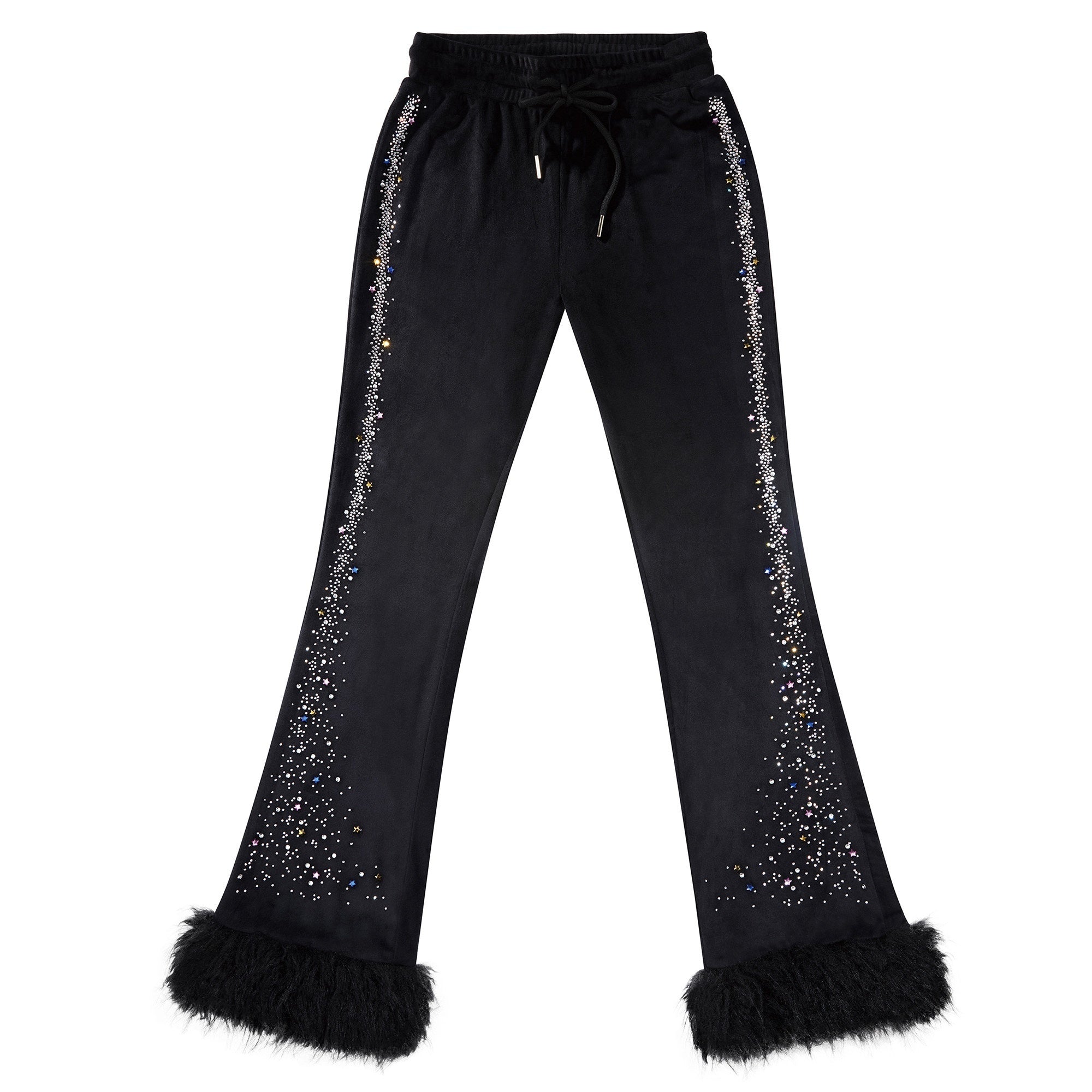 CFIERCE_Asymmetric_High_Waist_Slim_Straight_Leg_Original_Womens_Black_White_Stretch_MISSTT