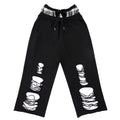 CFIERCE_Asymmetric_Street_Loose_Fit_Straight_Leg_High_Waist_Quick_Dry_Cotton_Black_Pants_MISSTT