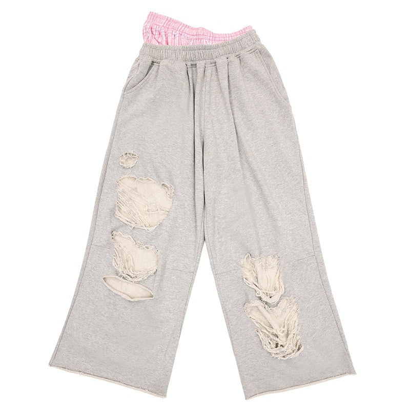 CFIERCE_Asymmetric_Street_Style_Loose_High_Waist_Quick_Dry_Cotton_Wide_Leg_Pants_MISSTT