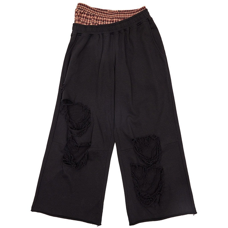 CFIERCE_Asymmetric_Street_Style_Loose_High_Waist_Quick_Dry_Cotton_Wide_Leg_Pants_MISSTT