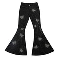 CFIERCE_Asymmetric_Street_Style_Loose_Natural_Waist_Button_Cotton_Black_Flared_Pants_MISSTT