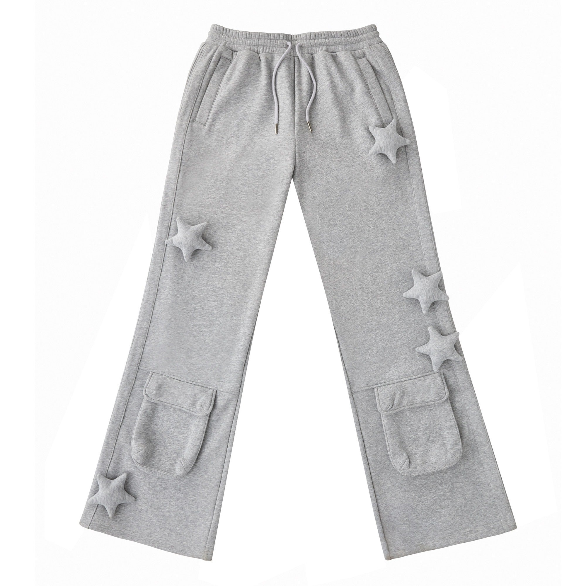 CFIERCE_Asymmetrical_Loose_Straight_Leg_Street_Natural_Waist_Gray_Cotton_Pants_MISSTT