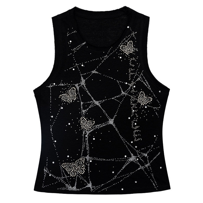 CFIERCE_Beaded_Original_Design_Slim_Fit_Racerback_Unisex_Polyester_Linen_Crop_Tank_Top_MISSTT